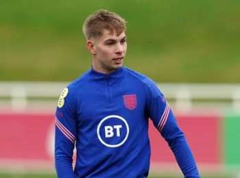 Smith Rowe trains with England for World Cup qualifier after maiden call-up