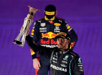 Hamilton wins crazy Saudi GP to level with Verstappen