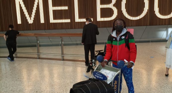 Angela Okutoyi: Kenyan teenager in Melbourne for Australian Open