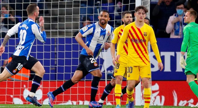 La Liga: De Jong salvages late draw for Barca at Espanyol